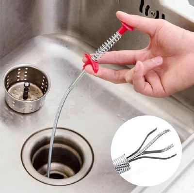 Stainless Steel Sink Filter Pipe – Silver Non-Stick