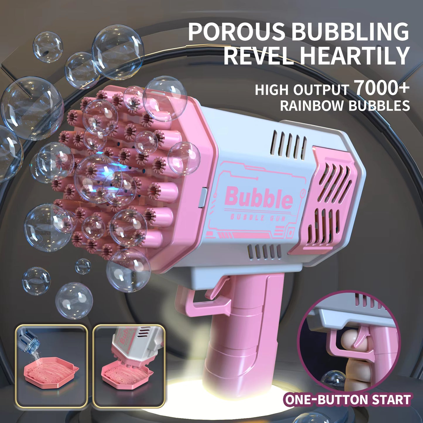 40 Hole Bubble Machine Fully Automatic Outdoor Bubble Blower