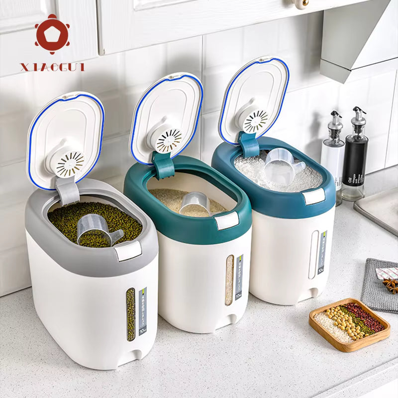 XIAOGUI Rice Dispenser & Kitchen Storage Container – 5KG / 10KG