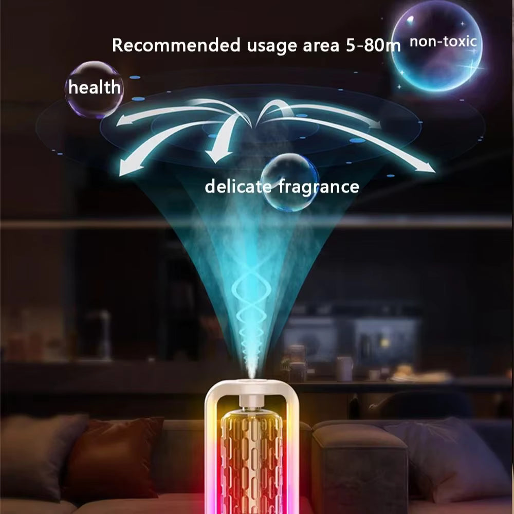 50ml Wall Mounted Aroma Diffuser with Timer | Essential Oil Air Freshener for Bedroom & Bathroom