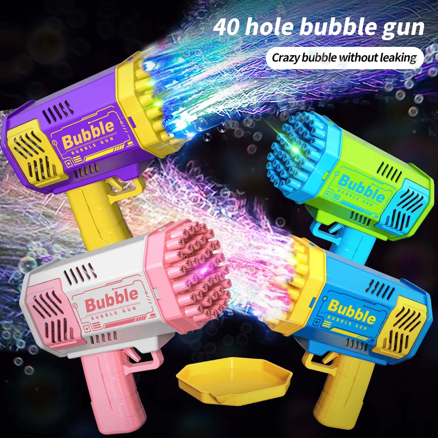 40 Hole Bubble Machine Fully Automatic Outdoor Bubble Blower