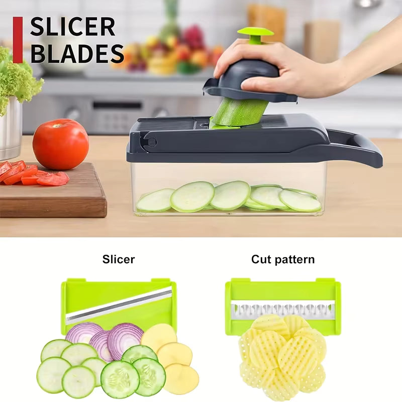 Household Multi-Function Chopper – 14/16-Piece Set (Copy)
