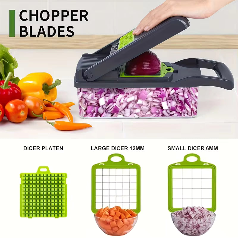 Household Multi-Function Chopper – 14/16-Piece Set (Copy)