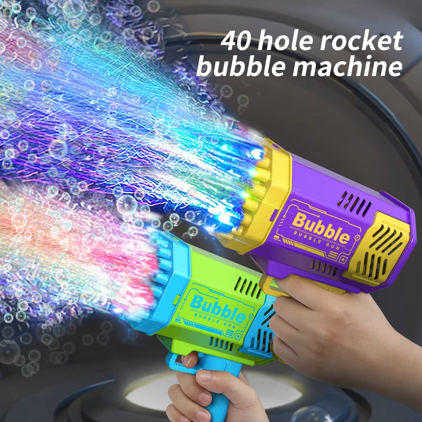 40 Hole Bubble Machine Fully Automatic Outdoor Bubble Blower