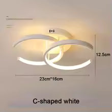 Modern LED Aisle Ceiling Lights Nodic Home Lighting Led Surface Mounted for Bedroom Living Room Corridor Light 3-color lighting